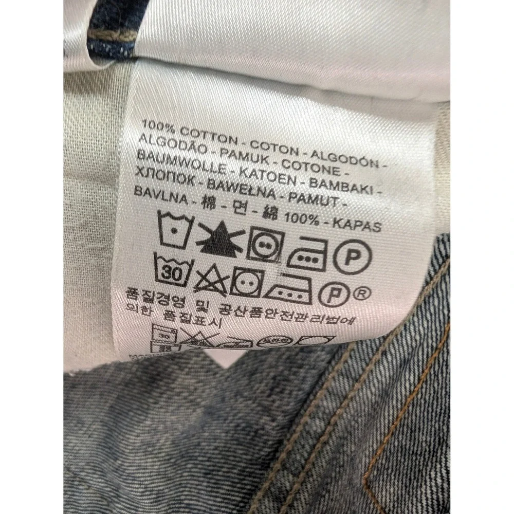 Levis 527 Men's Blue Denim Jeans Size 32x32 Straight Leg‎ Med Wash 100% Cotton